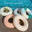 Trẻ Em Bơi Nhẫn Nam Nữ Bơi Bơm Hơi Lifebuoy Cánh Tay Vòng Nách Nổi Vòng Dày An Toàn 4.7