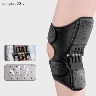 Thiết bị hỗ trợ đầu gối có lò xo điều chỉnh, thoáng khí và chống trượt