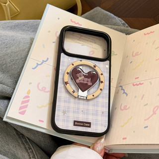 [Sheren] Ốp Điện Thoại Kẻ Sọc Puppy Gilt Thích Hợp Cho i17 16 15 14 13 12 11 pro max Vỏ Bảo Vệ Chống Sốc