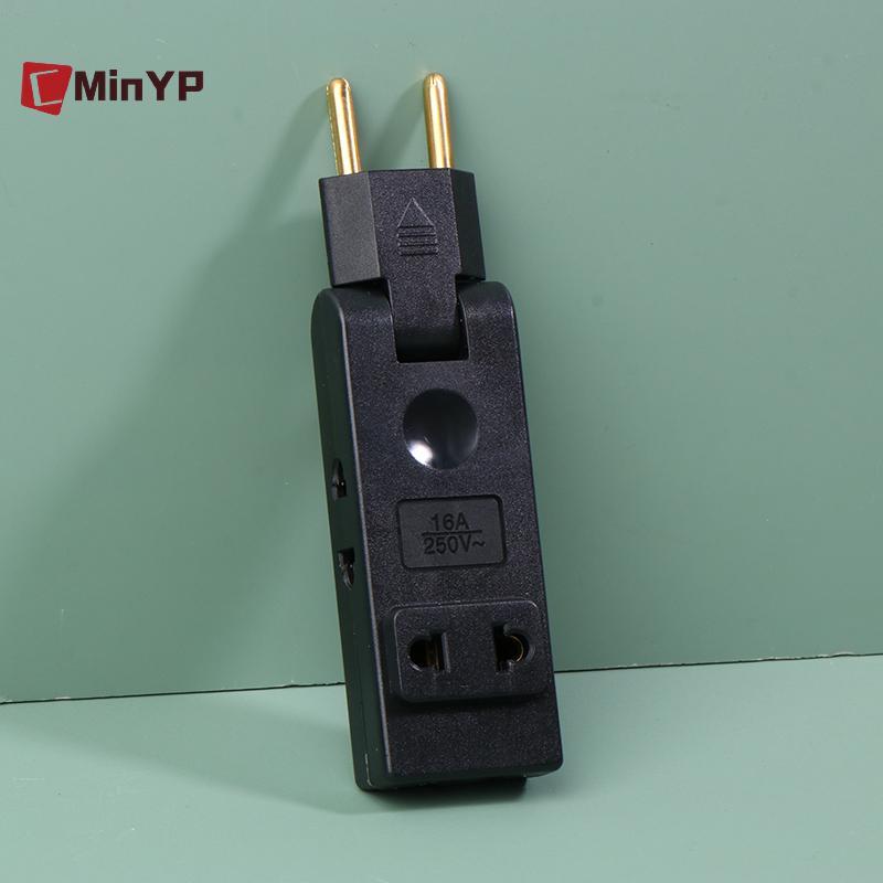 CMinYP 4 Trong 1 Bộ Chuyển Đổi Nguồn Điện Di Động Ổ Cắm Tường Nối Dài EU Cắm Soet 180 Độ Cắm Adapter Canada Mexico Du Lịch Aadapter Glory