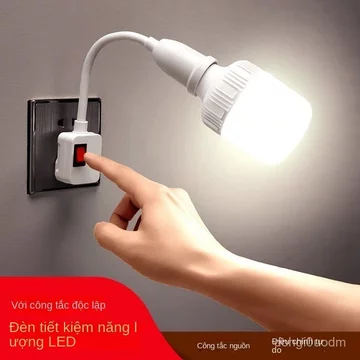 Bảo vệ mắt Đèn ngủ Ổ cắm Đèn ngủ Phòng ngủ Công tắc đầu Đèn tiết kiệm năng lượng Bóng đèn Đèn ngủ Cắm điện LED Đèn Bàn