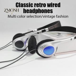 ZMONH Thời Trang Vintage Retro Cổ Điển Tai Nghe 80s Cho Sony Panasonic CD MD Walkman MP3 Chụp Tư Thế Mẫu Tai Nghe Cho Xiaomi Samsung null