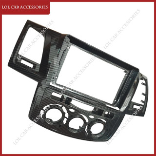 9 Inch Carbon Tìm Xe Toyota Fortuner Hilux Vigo 2009-2015 Đài Phát Thanh Ô Tô Android Stereo GPS 2 Din Đầu Đơn Vị Fascia Khung Bao