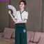 Quần áo làm đẹp cao cấp dành cho nữ Thẩm mỹ viện cao cấp Quần áo làm việc Quần áo tắm chân Kỹ thuật viên Quần áo làm việc