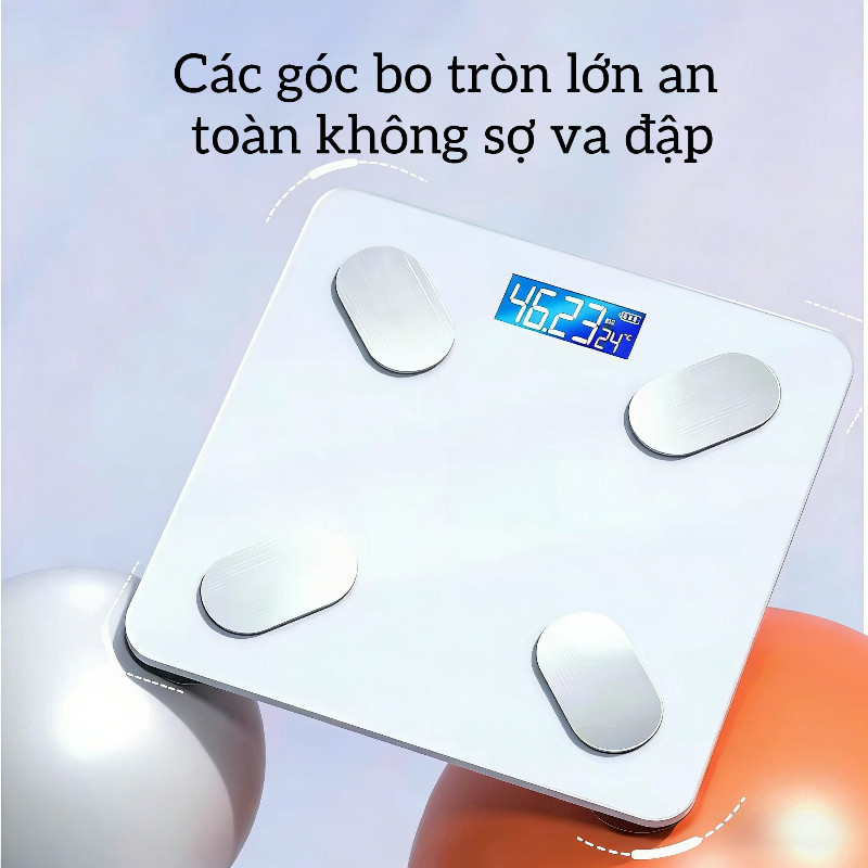 Cân Sức Khỏe Thông Minh 4 Điện Cực – Kết Nối APP, Đo Đa Chỉ Số (Mỡ, Nước, BMI), Thuật Toán Chính Xác Cao
