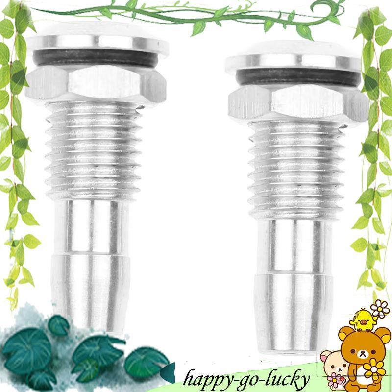 [xinggao.vn] 2 Ống thoát nước thuyền RC bằng nhôm có ốc vít vòng chữ O cho thuyền RC để làm mát động cơ