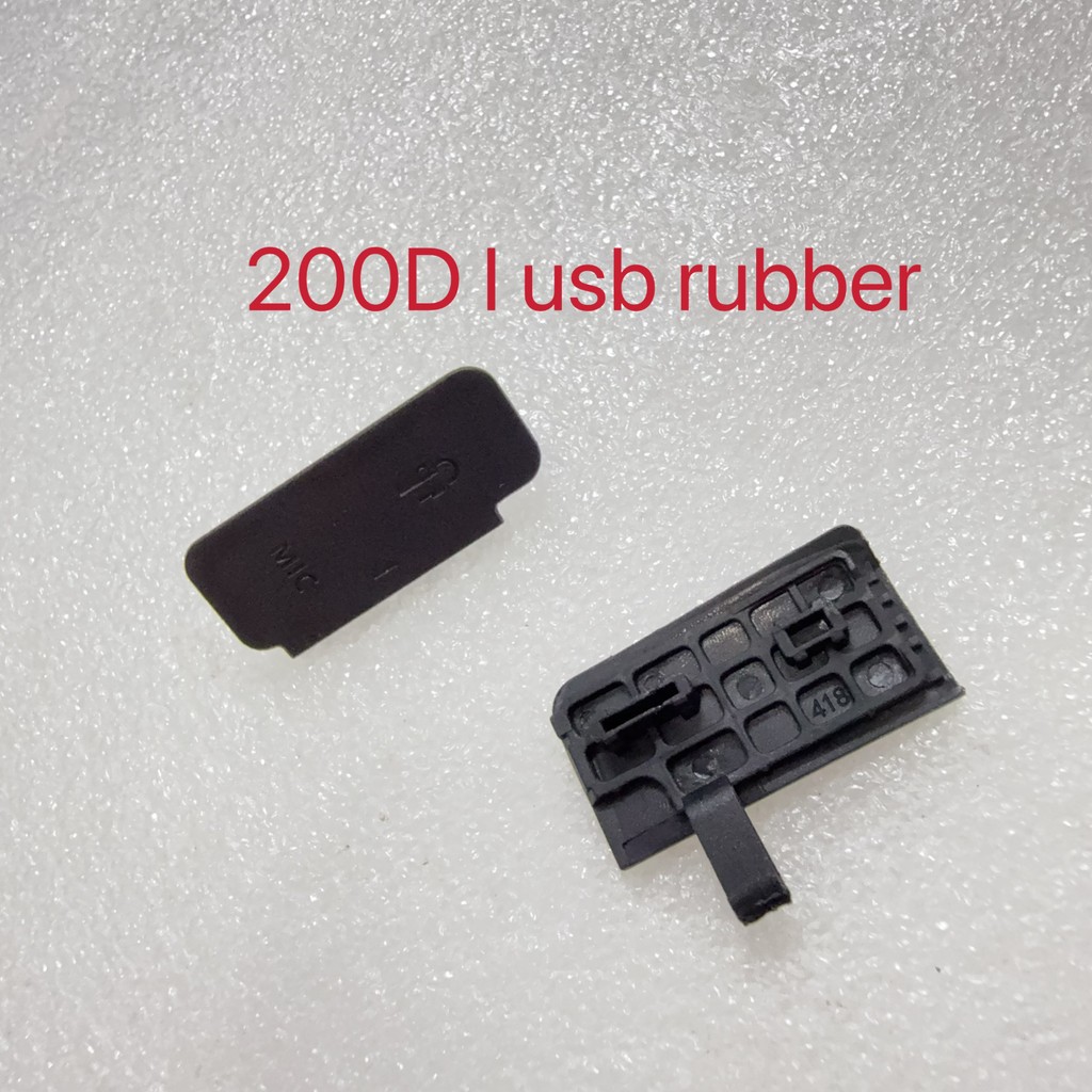 MỚI Dành Cho Canon EOS 200D I HDMI / USB / MIC Cao Su Nắp Dưới Cửa Camera Sửa Chữa Một Phần
