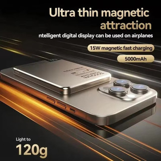 [JLK] Sạc dự phòng từ tính 10000mAh Sạc không dây Qi 2 PD20W Sạc siêu nhanh Powerbank cho iPhone Samsung Xiaomi Android di động Pin sạc dự phòng