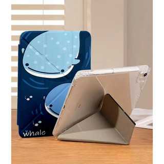 whale Ốp bảo vệ gập chữ Y cho iPad cho Air 4/5/6/7/8 M3 M5 iPad Gen 11 A16, Pro 11 M4  Chống sốc
