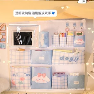 Lưu Trữ Lưu Trữ Túi Treo Phía Sau Cửa Treo Tường Ký Túc Xá Đầu Giường Tủ Quần Áo Treo Tường Vải Treo Tường Treo Tường Lưu Trữ Điện Thoại Di Động BJT1