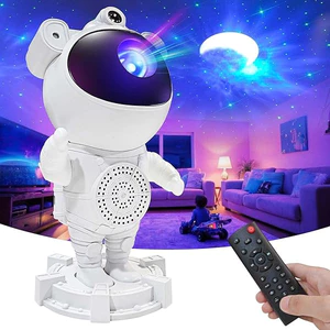 Bluetooth Phi Hành Gia Tinh Vân Sao Chiếu Đèn Ngủ Phòng Ngủ Bầu Không Khí Ngủ Phi Hành Gia Đèn Bàn CYMT