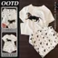 Shop [Cotton Giả Chất Lượng Cao] Bộ Đồ Ngủ Hoạt Hình Phong Cách ins Nữ Ký Túc Xá Sinh Viên Dễ Thương Bộ Quần Áo Nhà Tay Ngắn