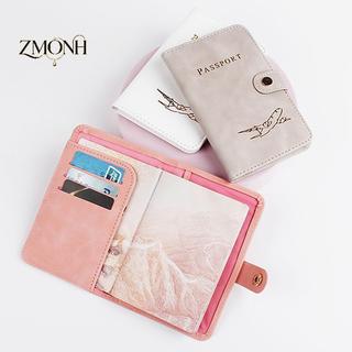 ZMONH Chống Thấm Nước Hộ Chiếu Có Bao Du Lịch Da PU Thẻ Tín Dụng Ví Dễ Thương Hộ Chiếu Sách Dành Cho Nữ / Nam Bao Hộ Chiếu Không