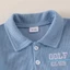 6m-4y Bé Trai Mùa Hè Bộ Sọc Chữ Golf Yếu Tố In Hình Áo Thun Tay Ngắn Co Giãn Eo Quần Short