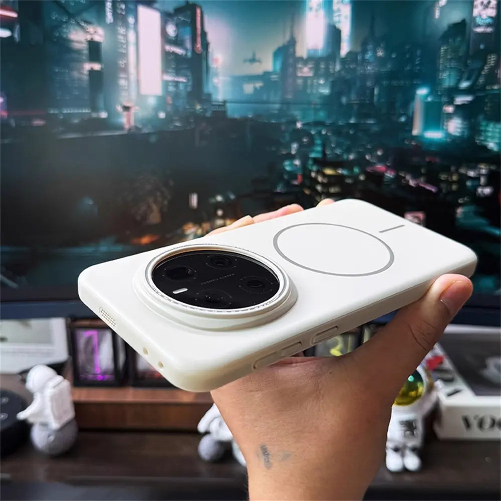 Ốp PC cứng mờ màu trơn đơn giản siêu mỏng cho Honor X9D X9C X9B X9A X8C X6C X60 X70 Honor 400 300 200 Pro Lite Vỏ mỏng sạc không dây từ tính