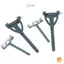 <![Cây Hoa Thổ Cẩm DIY] Kẹp Hình Chữ T và Tam Giác, Phù Hợp cho Trang Sức và Phụ Kiện Cưới