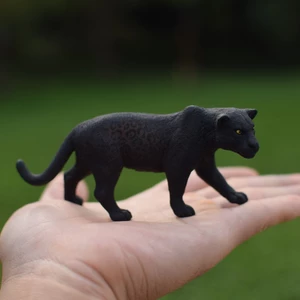 Đồ chơi mô hình động vật Sile Black Jaguar Black Panther Cheetah của Đức
