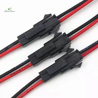 [Nhà Điện] 10 Cặp Đầu Nối SM Dài Đầu Nối Dây Cắm Nam Đến Nữ Đầu Nối Dây Màu Đỏ Và Dây Đèn LED Downlight Đèn Trần mới