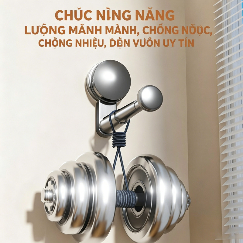 Giá Treo Hút Chân Không Gắn Tường Kéo Dài Thu Gọn, Chịu Tải Trọng Cao, Không Khoan Đục Tường, Treo đồ Tiện Dụng