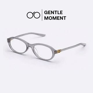 Mắt kính gọng oval nữ GENTLE MOMENT thời trang nam nữ gọng bầu dục chống ánh sáng xanh chống tia UV GMK268