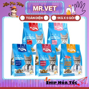 Mr.Vet / Mr Vet 5KG - 10KG Thức ăn cho mèo hạt Topping Cao Cấp T1, T2, T3, T4, G1