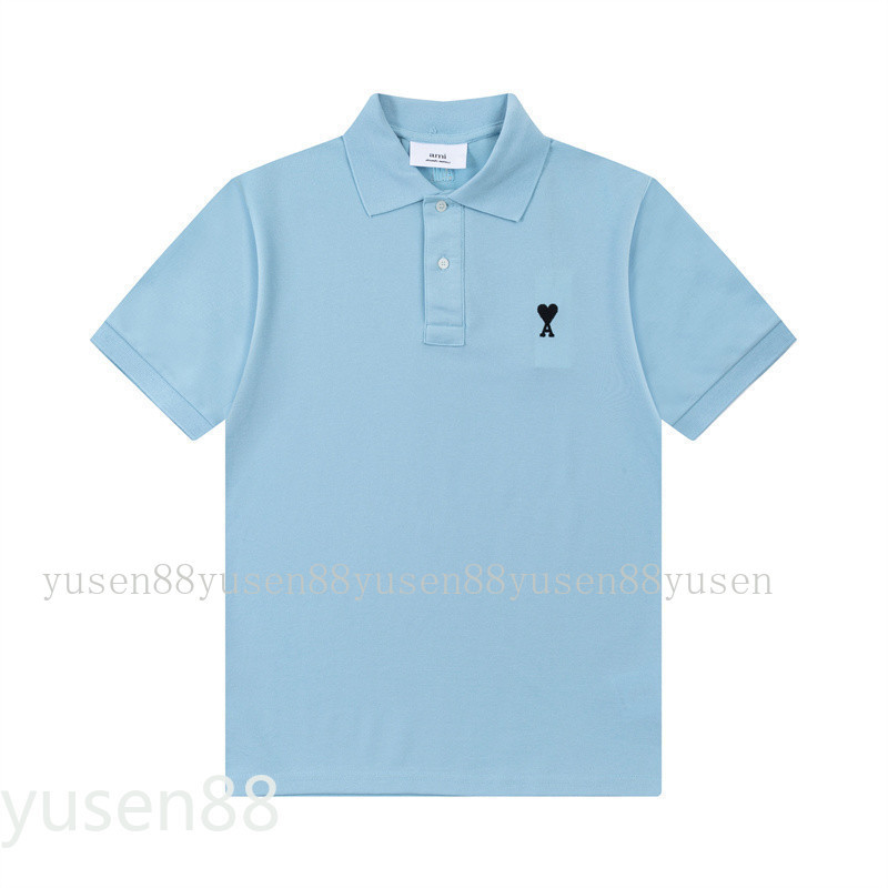 Chất Lượng Cao Bán Chạy * * * Cotton Nguyên Chất Nam Nữ Áo Sơ Mi Polo Họa Tiết Thêu Tay Ngắn Ve Áo Top