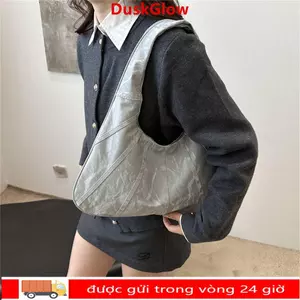Túi đeo vai DUSKGLOW, Túi Tote công suất lớn, Túi xách vải thông thường dành cho nữ