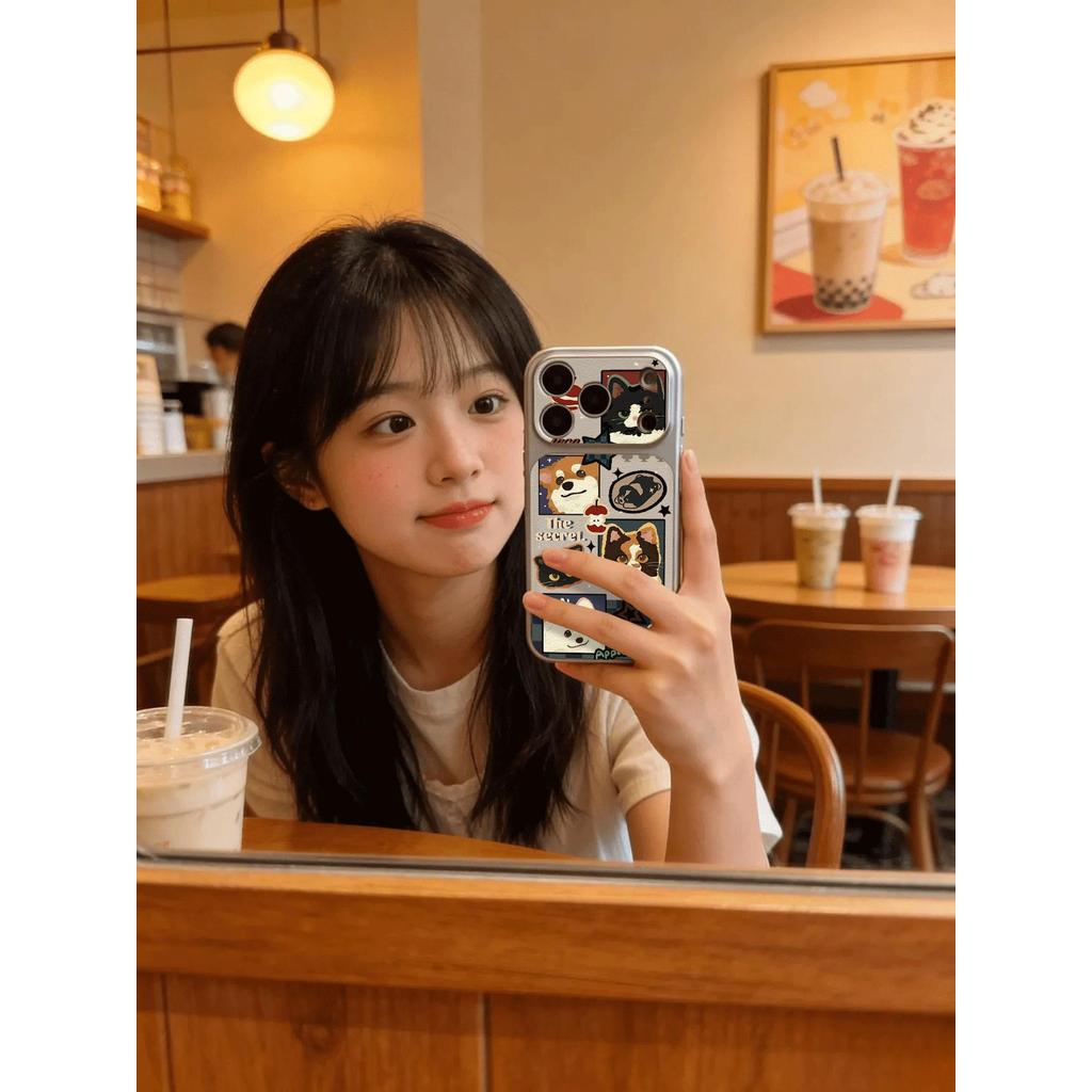 Bộ sưu tập mèo cho trường hợp iPhone 17promax iPhone 16/15/14 chống rơi 13/12pro