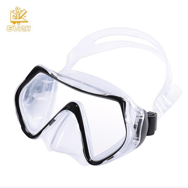 Mặt nạ lặn Alittlesetrtu với kính cường lực, khung lớn trong suốt, phù hợp người lớn - VN
