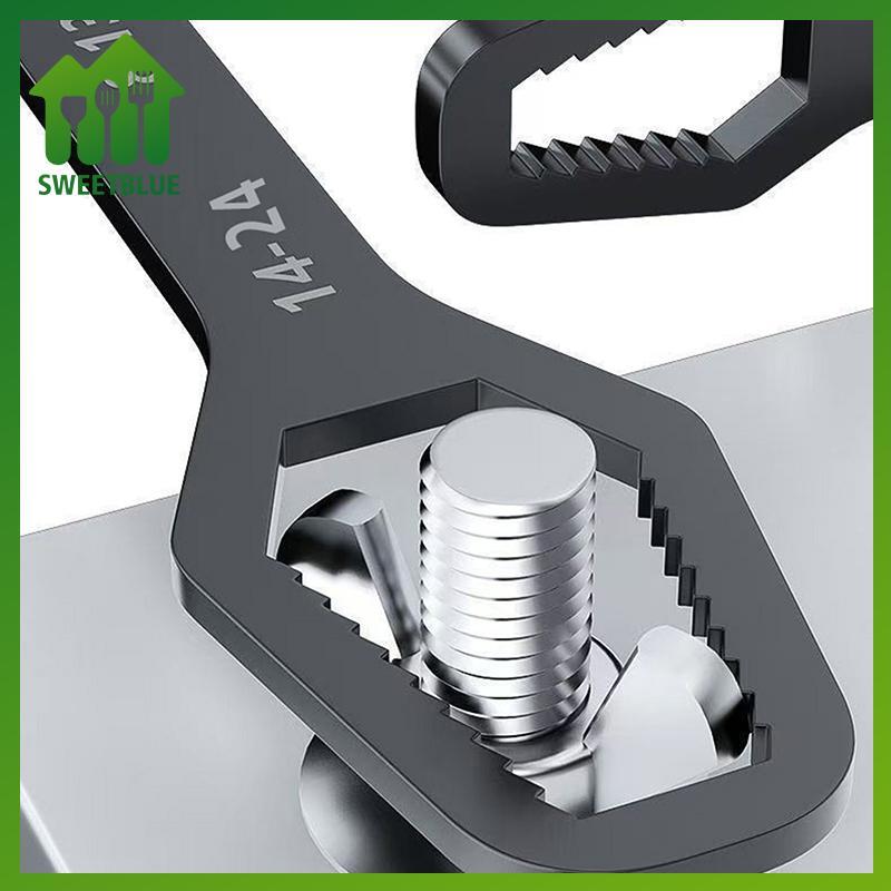 SWEET 2 Cái 8-24mm Cờ lê Torx đa năng Tự thắt chặt Kính có thể điều chỉnh Cờ lê Ban Hai đầu Torx Cờ lê Dụng cụ cầm tay cho nhà máy n