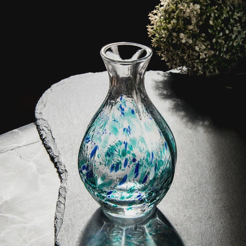 Phong Cách Nhật Bản Thủy Tinh Sake Bộ Đá Hơi Say Rượu Nhỏ Thủy Tinh Cơm Ấm Rượu Sake Bộ Rượu Thủy Tinh