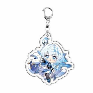 Game Honkai Star Rail Cosplay Keychain Anime Character Helektra March 7th Cyrene DanHeng Acrylic Key