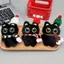 Móc khóa mèo sang trọng Giáng sinh hoạt hình Bapa treo trang trí Kawaii Túi đồ chơi búp bê nhồi bông mềm Mặt dây chuyền Quà tặng cặp đôi [mới]