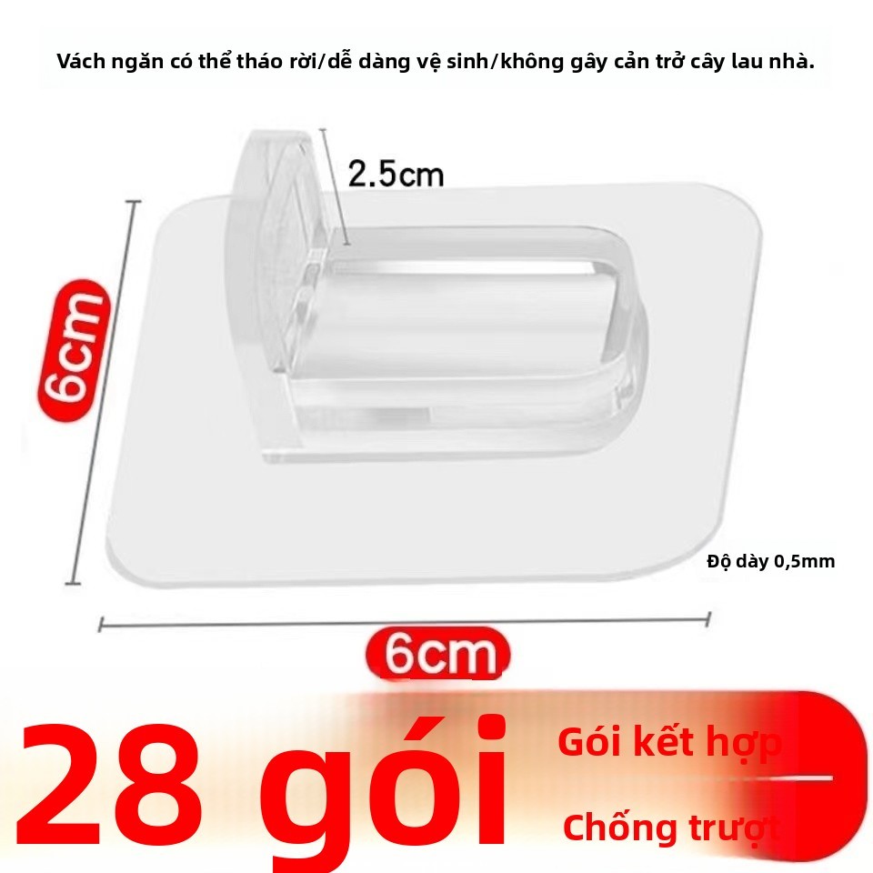 Hàng Rào Fixer Bé Trẻ Em Chơi Gấp Chống Trơn Trượt Thảm Hút Mạnh Đế Khóa Vách Ngăn Gia Cố Đa Năng VQOP