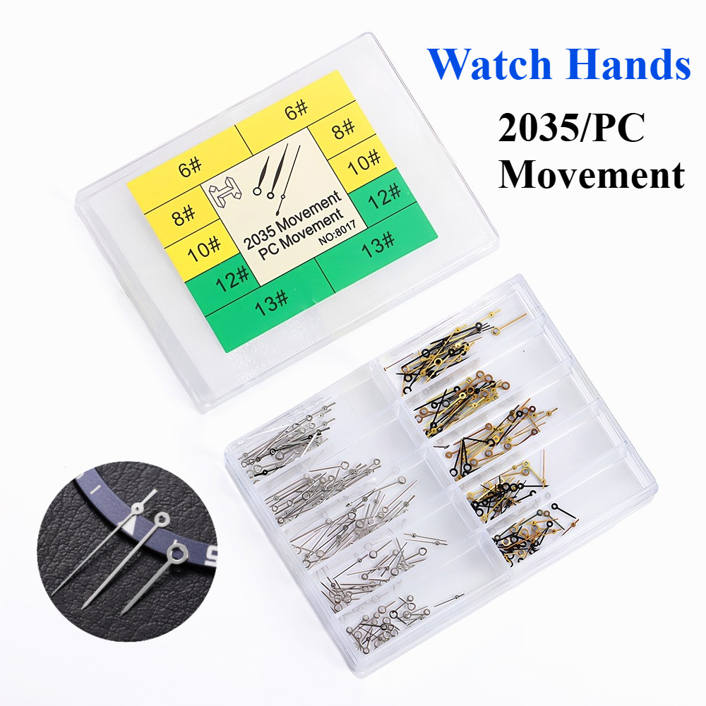 8017 Đồng Hồ Tay Cho SL68 2035 PC Chuyển Động Đồng Hồ Con trỏ Bạc Vàng Đen Đồng Hồ Tay Để Sửa Chữa Đồng Hồ