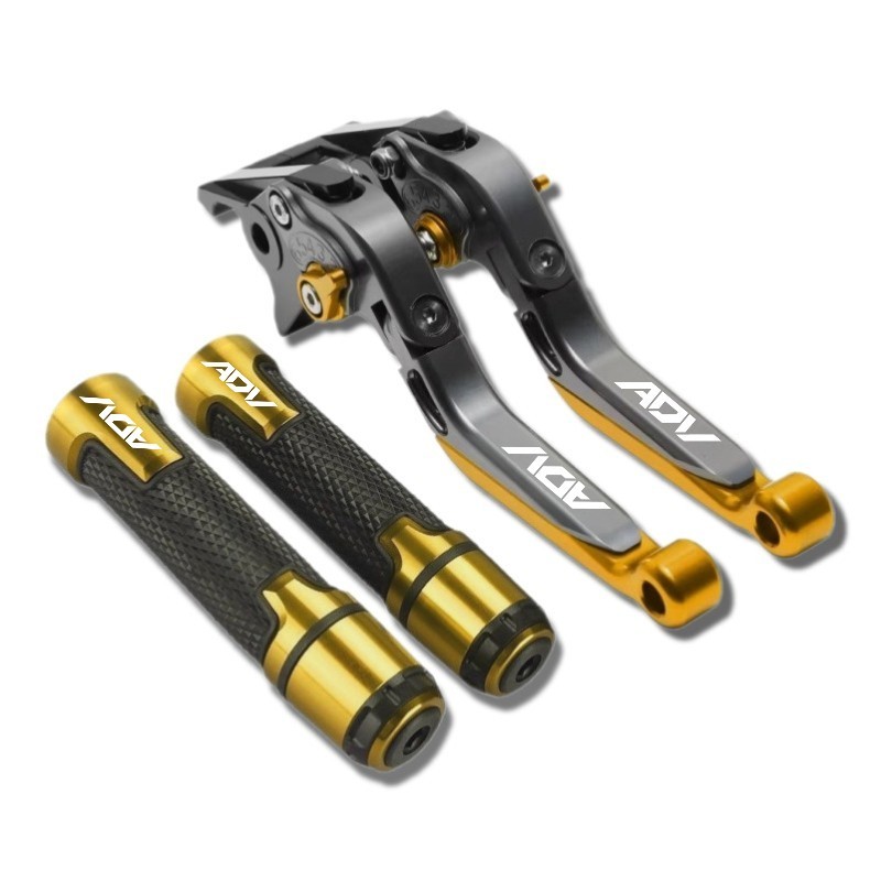Dành Cho Xe HONDA ADV160 ADV150 ADV350 Có Thể Điều Chỉnh Đòn Bẩy Phanh Tay Cầm Bộ Nhôm CNC