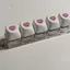 Móc khóa Fidget YUUKII, Nút chìa khóa Keycap Nắp bàn phím ngón tay, Giảm căng thẳng sáng tạo Vượt qua thời gian 4 / 9 Phím Clicker Đồ chơi Mặt dây chuyền cho người lớn và trẻ em