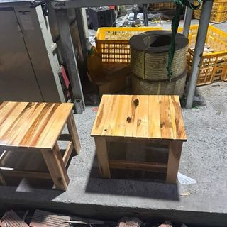 Ghế gỗ lớn. Có thể làm bàn ngồi uống cafe. Làm bằng gỗ tràm vàng xuất khẩu. Cao 30 dài 37 rộng 30qqqq