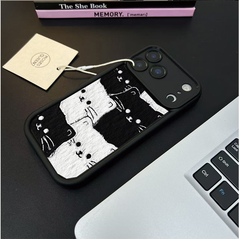 Ốp Điện Thoại Cho Google Pixel 10 9 8 7 Pro 5G Pixel 7A 8A 9 Pro XL Cover Đen Trắng Mèo Họa Tiết Hoạt Hình Máy Ảnh Mềm Bảo Vệ Động Vật Chống Sốc Silicon Mờ