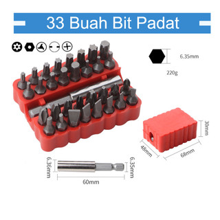 Chammart H0069 Bộ tuốc nơ vít 33 đầu - Đa năng cho sửa chữa và máy khoan gia đình