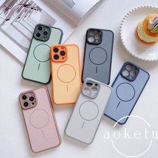 Ốp điện thoại từ tính tản nhiệt hai màu thân thiện với da phù hợp cho iPhone 11 12 13 14 15 16 Pro Max với nhung tích hợp tất cả vỏ chống rơi