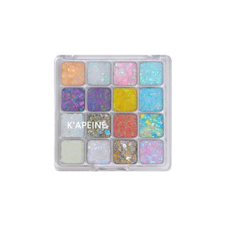 Nàng Tiên Cá Ji 16 Màu Bảng Phấn Mắt Ngọc Trai Lấp Lánh Sân Khấu Lấp Lánh Trang Điểm Sequin Phấn Mắt Làm Đẹp