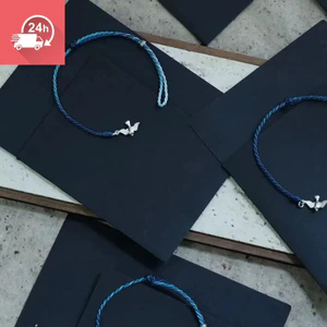 Thời trang khí chất cá xanh dệt vòng tay nữ thích hợp tinh tế