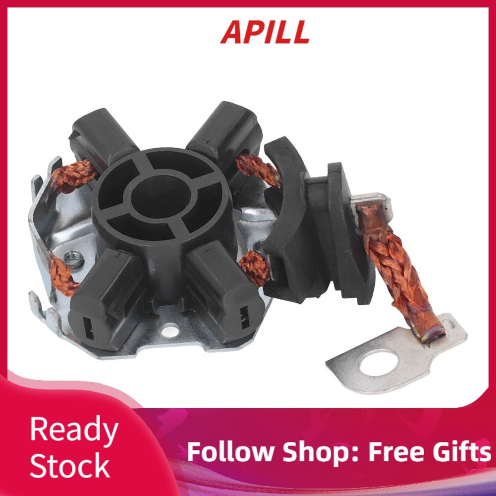 Apill Bộ giữ chổi than Carbon Starter 1004336580 Thay thế cho Mercedes‑Benz C204 CL203 S203 S204 W203 W204 C209 C219 C207 W211