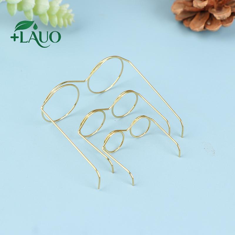 Springevenstar 5 / 10 Chiếc Thời Trang Khung Tròn Không Ống Kính Retro Mát Búp Bê Kính Cho 9 / 25 / 30cm Búp Bê Springevenstar