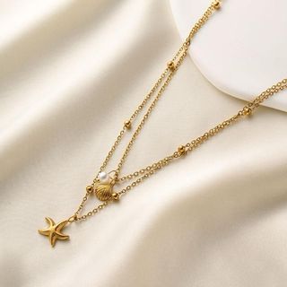 [Không han rỉ] Dây chuyền titan thiết kế trẻ trung thanh lịch cho nữ, thời trang phụ kiện cho nữ