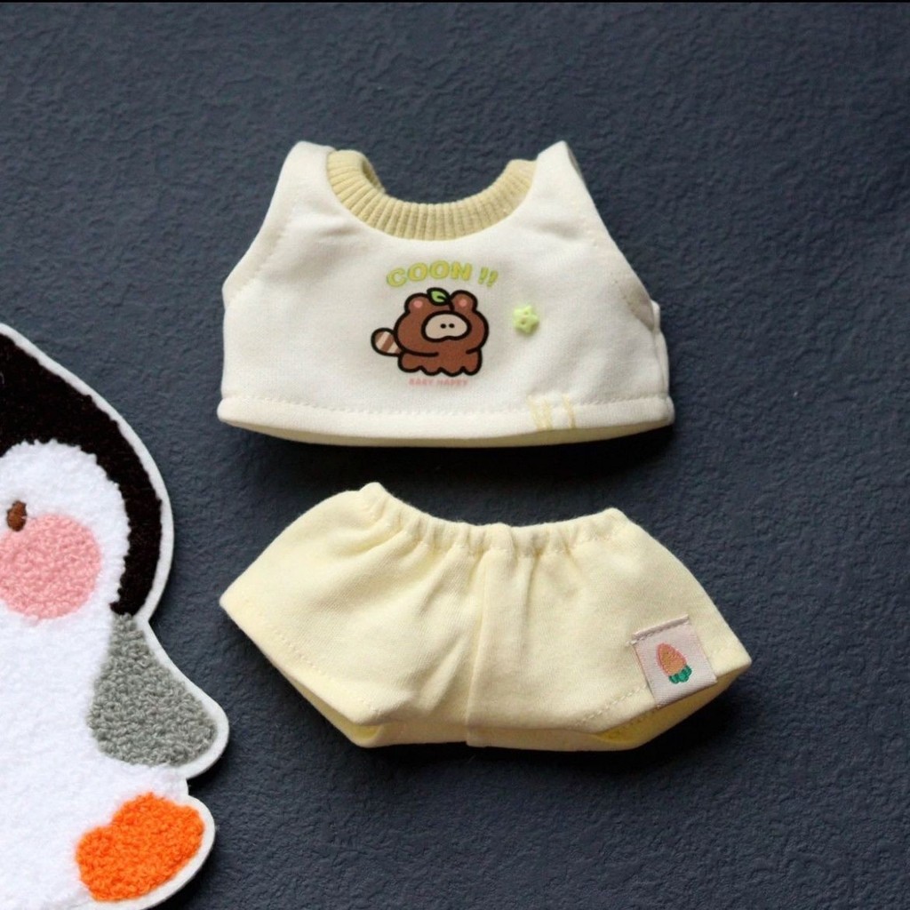 10cm20cm Quần Áo Búp Bê Cotton Nhật Bản Dễ Thương Mềm Mại Dễ Thương Bộ Quần Áo Cho Bé Không Thuộc Tính Búp Bê Quần Áo Thay Thế Gói