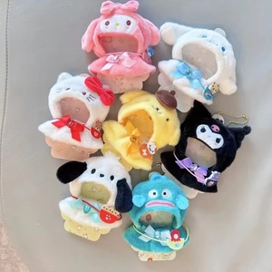 Quần áo lông xù 17cm dễ thương Kuromi Melody Pacha Mũ đội đầu cho chó Nu 10cm Quần áo trẻ em