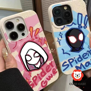 Ốp Lưng iPhone Mềm Thân Thiện Môi Trường Họa tiết nhện Chống Sốc, Bảo Vệ Cam - iP 7/8/X/XS/11/12/13/14/15/16/17/Plus/Pro