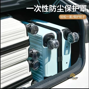 100 Chiếc Vali Bánh Xe Bảo Vệ Dùng Một Lần Chống Bụi Bao Xe Đẩy Hành Lý Chân Bao